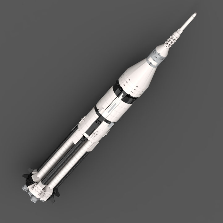 Saturn 1B » Launch Vehicles » Bricks in Space