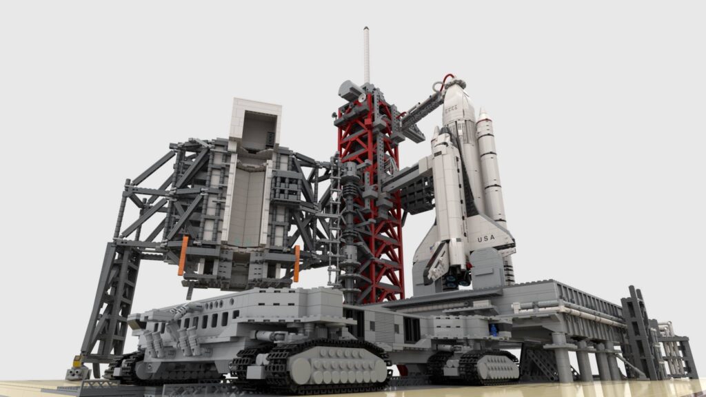 LEGO MOC Space Shuttle (1:110 Scale) by KingsKnight