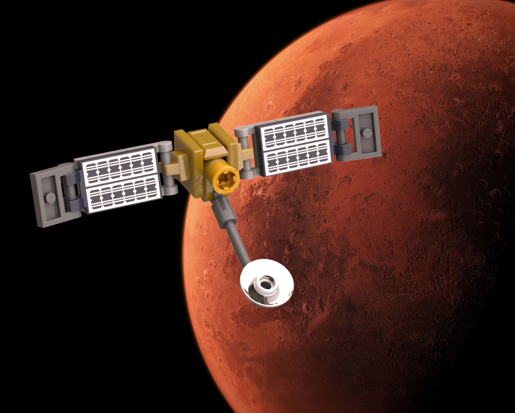 Mars Express - 1:110 scale LEGO model